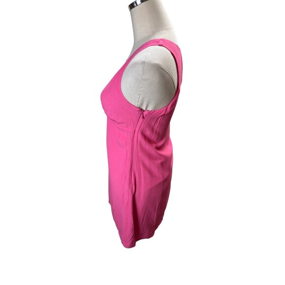 Aritzia Sun-Deh Pink Mini Dress XS Women's Size Fuchsia Sleeveless Theo NEW - Picture 2 of 6